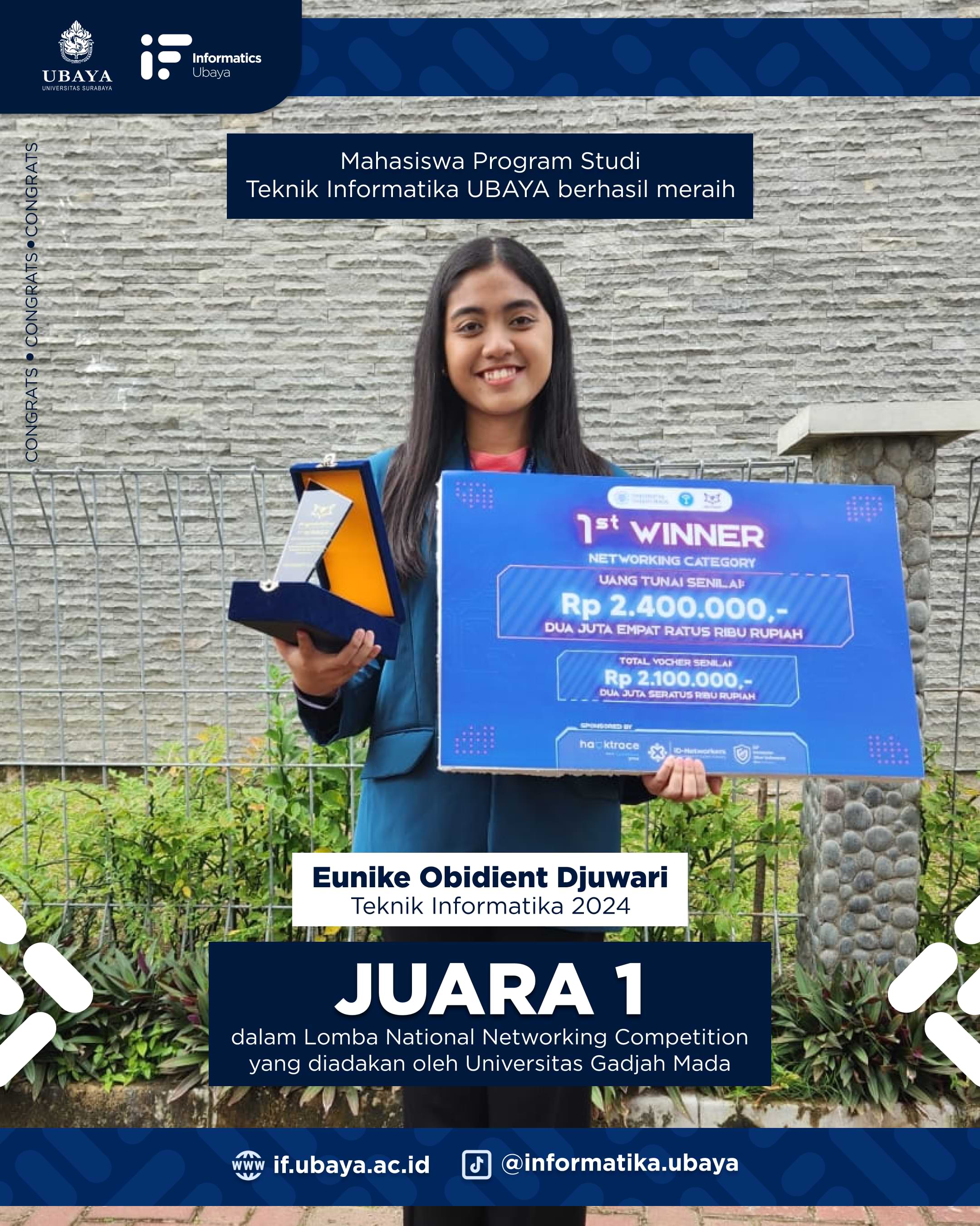 Juara 1 National Networking Competition UGM